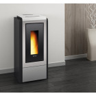 Salamandra a Pellets Megan Idro Steel - Nórdica & Extraflame